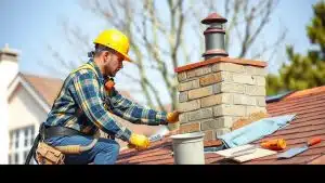 Can you repair a chimney crown yourself?