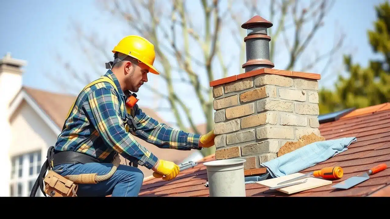 Can you repair a chimney crown yourself?
